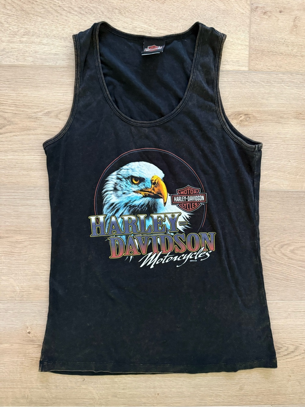 Harley-Davidson Women’s Medium Eagle Graphic Tank Top Black